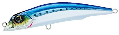Yo-Zuri Wkładki do pływania Dock striper Bass Lure 105 MM r1143-HIW Niebieski sardynka YO-Zuri MAG darter 4 