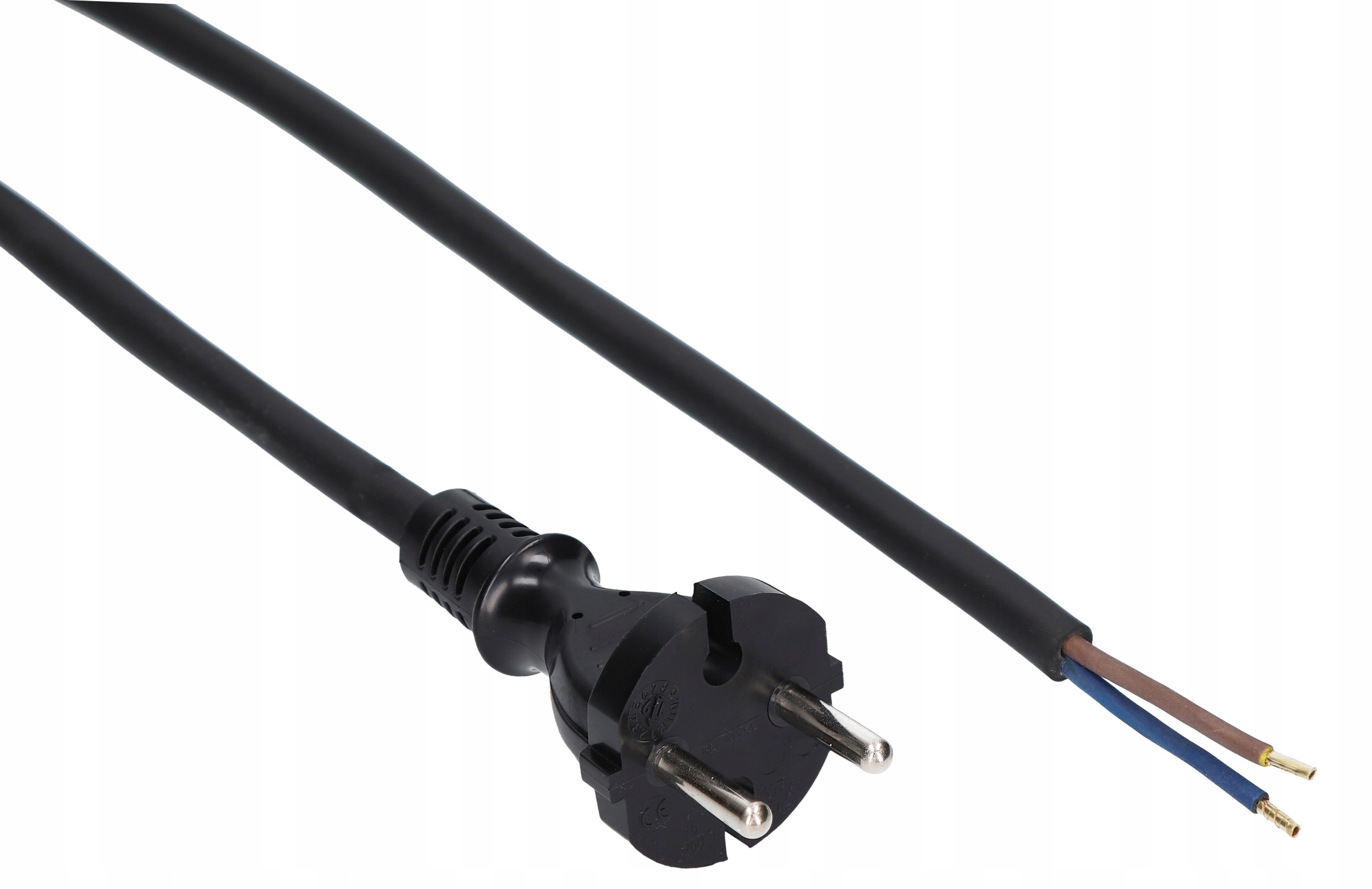 Conotech Kabel z wtyczką Guma 2x1,5 2m