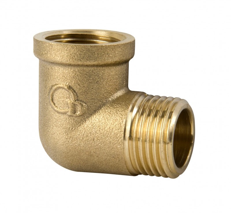 Kolano kolanko mosiężne 1 cal Wz