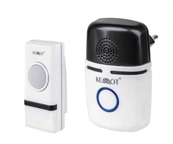 Rebel URZ3263 Dzwonek bezprzewodowy do drzwi z wtyczka na 230V 48 melodii LEC-URZ3263