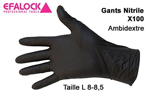 Efalock Efalock Emotion nitrylowe rękawiczki (1 x opakowanie 100 szt.) x 1