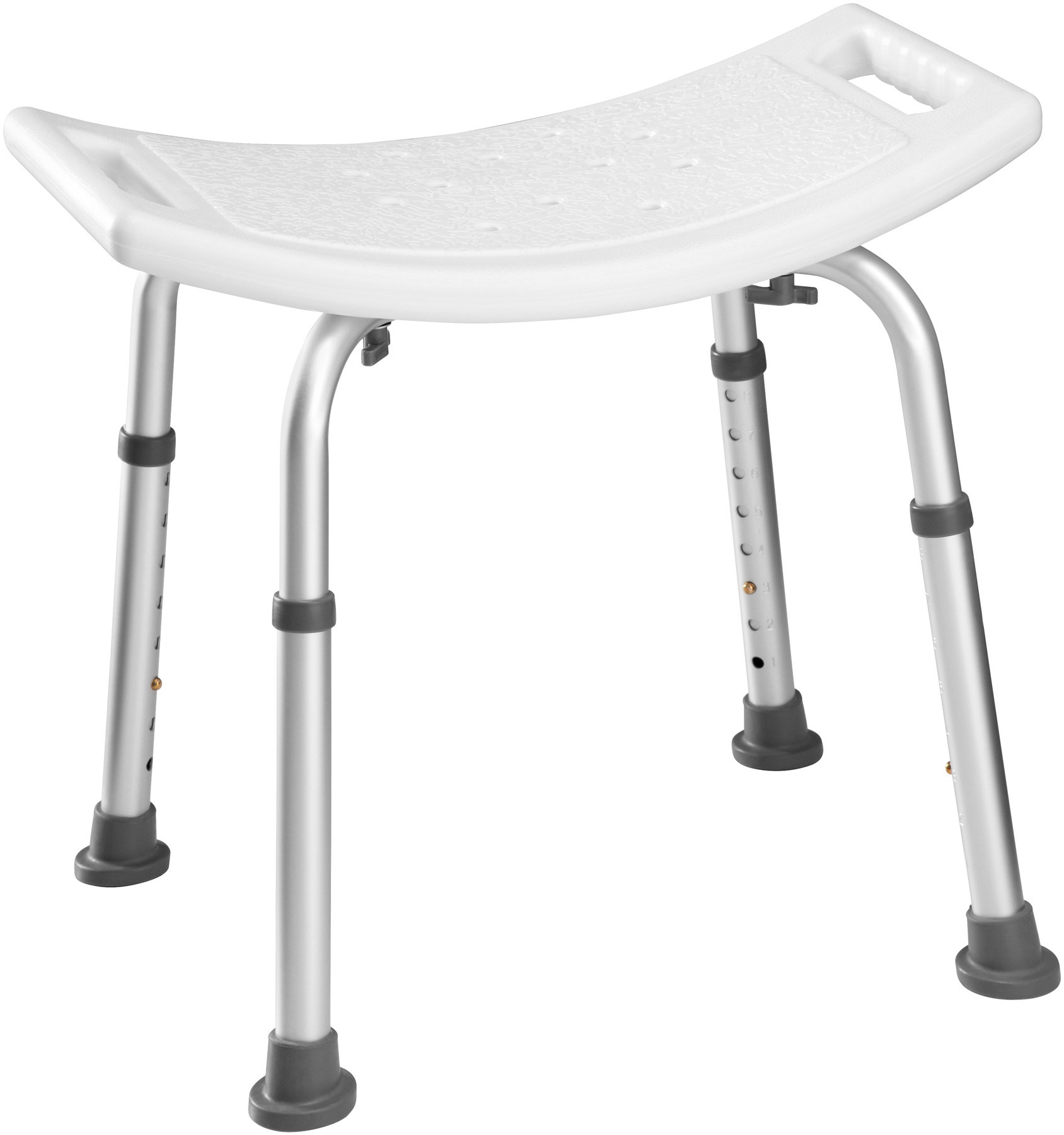tectake Taboret stołek prysznicowy prostokątny - biały 402510