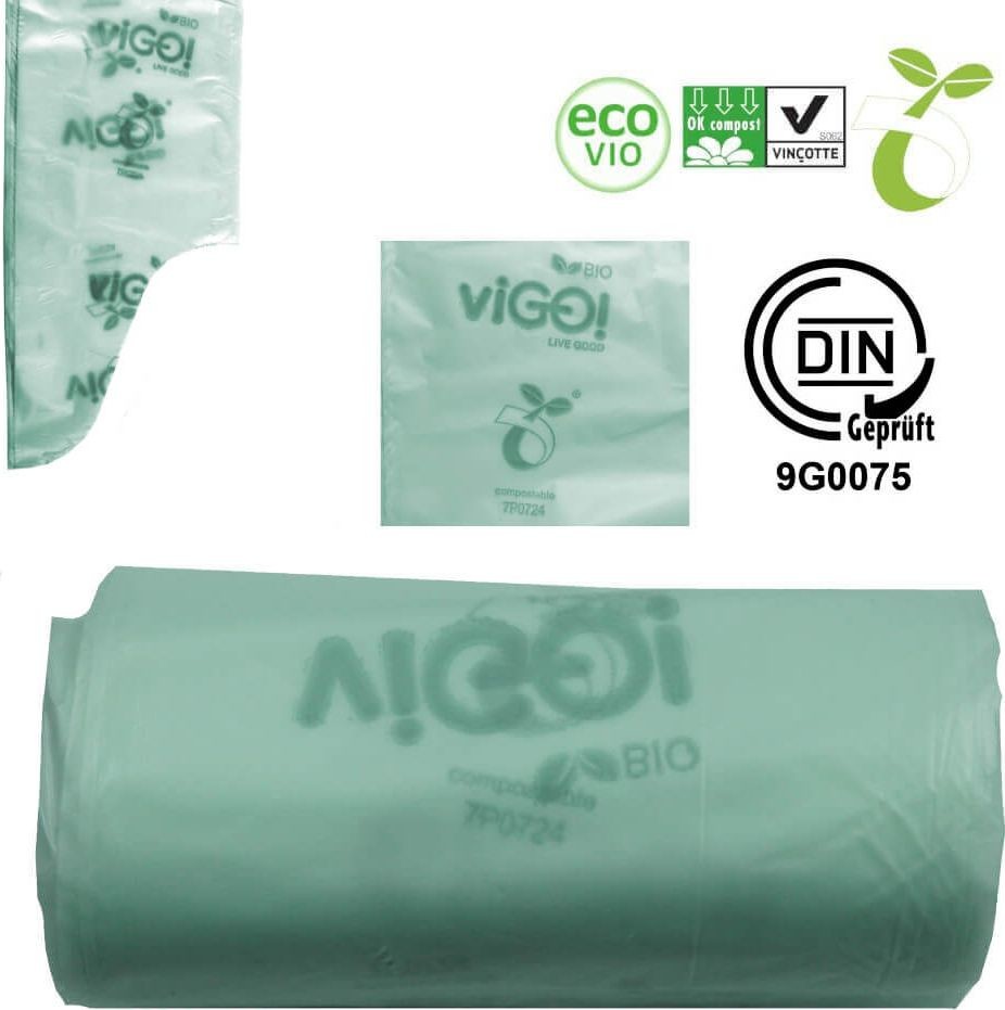 Sipeko Worki biodegradowalne kompostowalne Atest 10l 10szt 16023-uniw