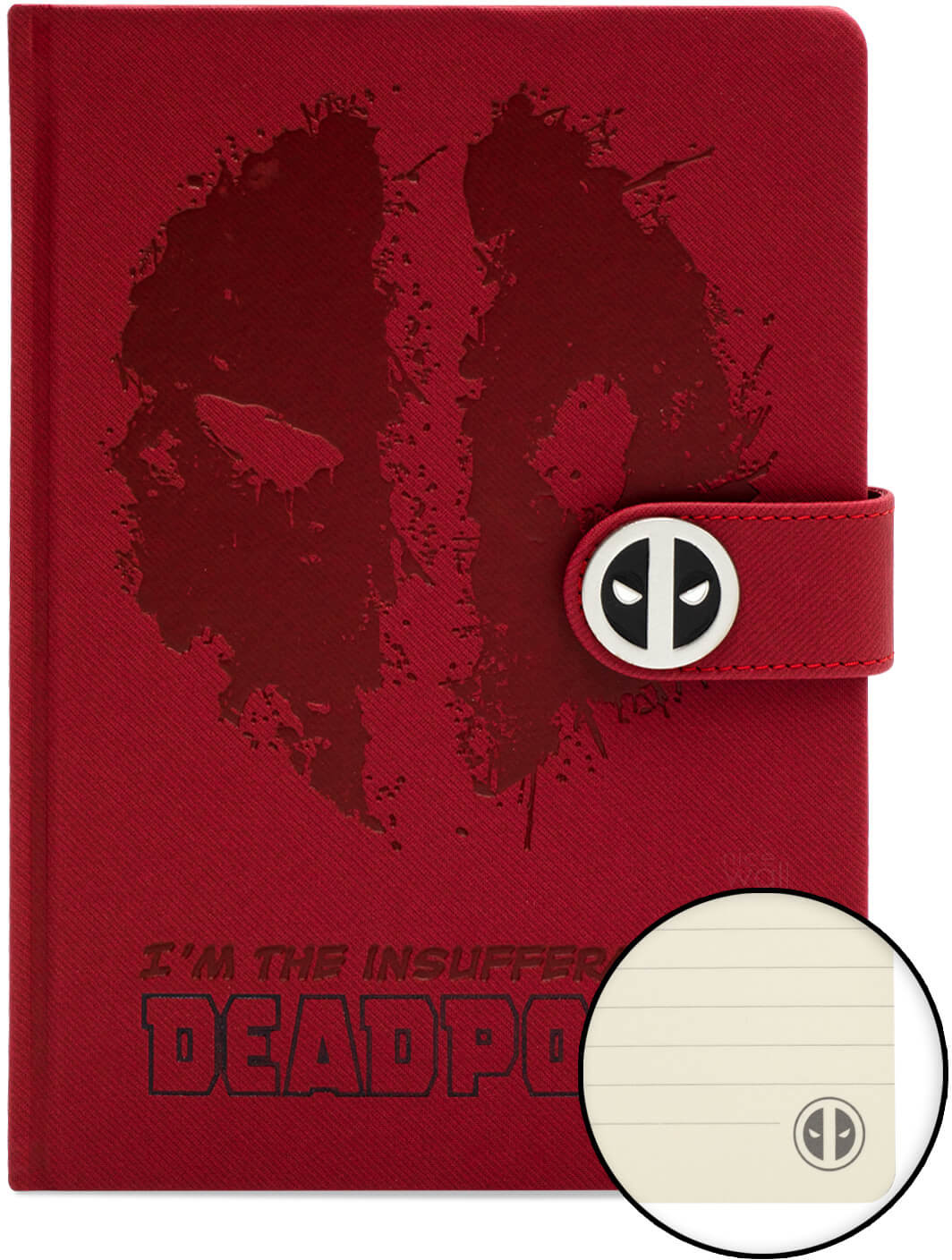 Deadpool Marvel - notes A5, zeszyt 120k linia