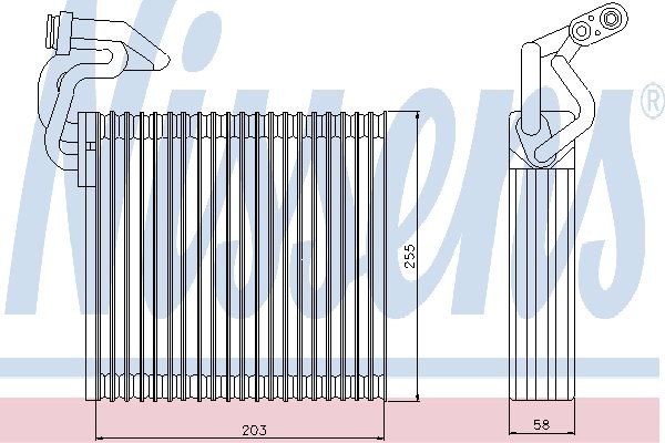 NISSENS Parownik, klimatyzacja NISSENS 92214
