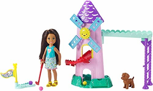 Mattel Mattel FRL85 Chelsea lalka i mini zestaw do gry w golfa FRL85