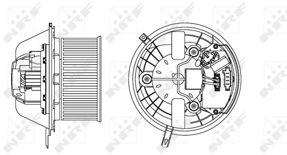 NRF Wentylator wewnętrzny 34169 34169
