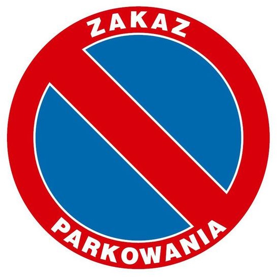 Znak informacyjny ZAKAZ PARKOWANIA