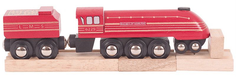 Bigjigs Toys Rail Replika lokomotywy Duchess of Hamilton