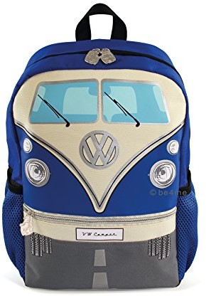 VW Collection by BRISA VW Collection by BRISA mniejsza plecak z typowym dla VW Bulli Front w kolorze niebieskim  15L
