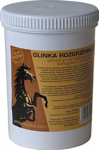 Hippika Glinka rozgrzewająca 1kg