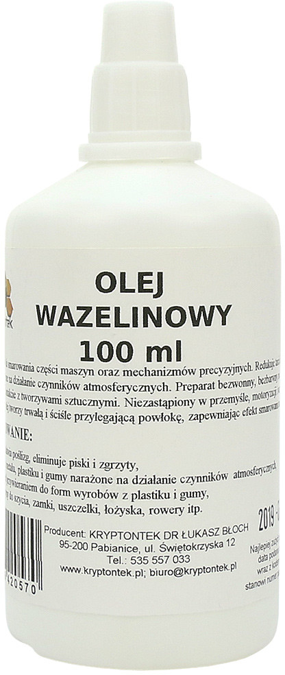 Olej Wazelinowy Oliwa Konserwacja Maszyn 100ml
