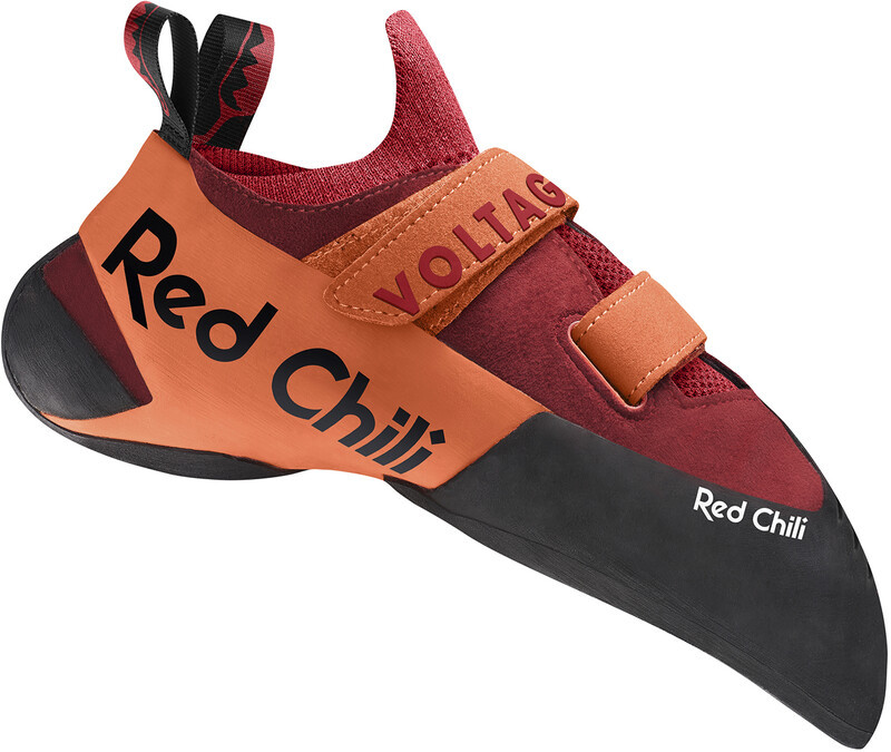 Red Chili Red Chili Voltage 2 But wspinaczkowy, red UK 7 | EU 40,5 2021 Buty wspinaczkowe na rzepy 35073-200-7