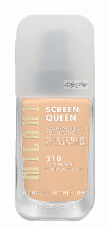 MILANI SCREEN QUEEN FOUNDATION - Podkład z efektem naturalnego wykończenia - 180 WARM SHELL