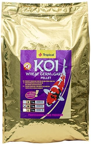 Tropical koi Wheat Germ i GARLIC pellet, M, 1er Pack (1 X 7 kg) K-214