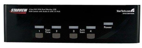 StarTech Przełącznik DVI VGA KVM Przełącznik KVM - SV431DDVDUA