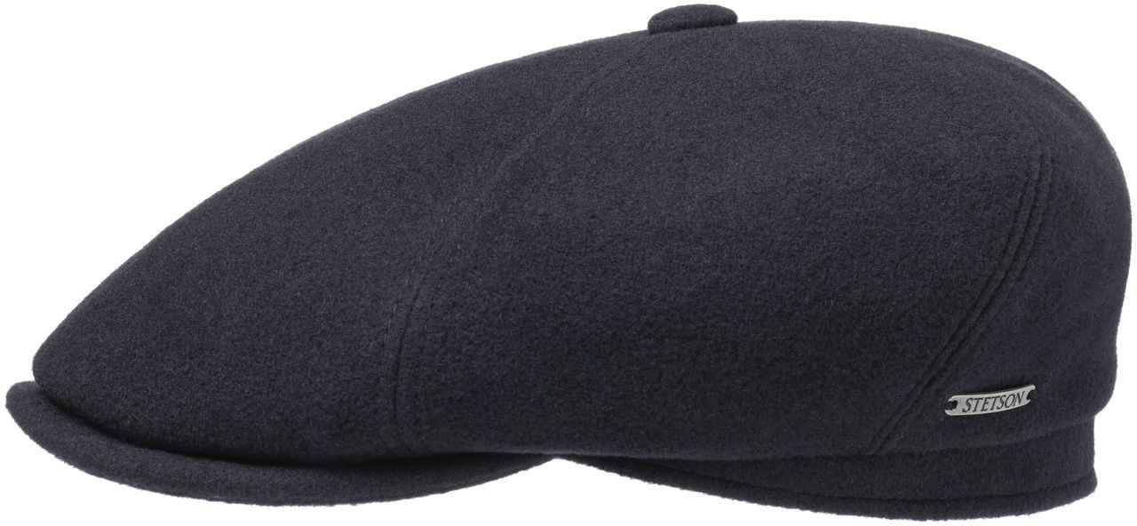 Plaski Kaszkiet Reid 6 Panel by Stetson, ciemnoniebieski, 63 cm