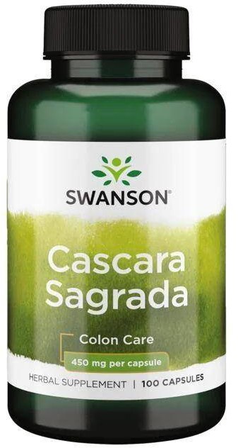 SWANSON Cascara Sagrada 450 mg (100 kaps.)