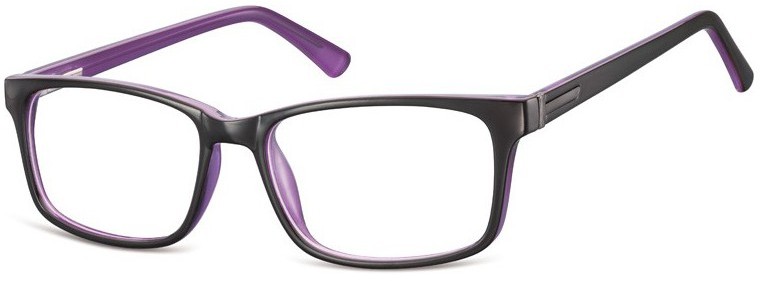 Sunoptic Oprawki okulary zerowki korekcja CP150E czarno-fioletowe