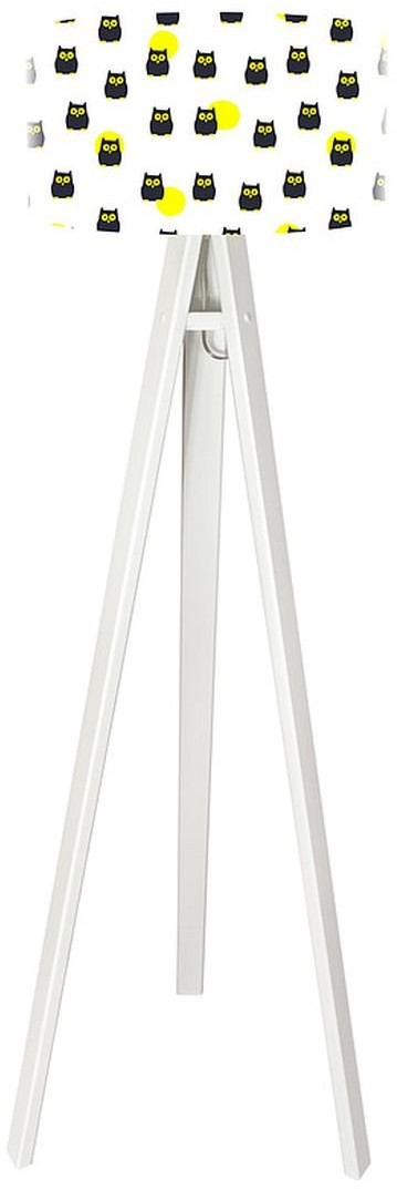 Macodesign Lampa podłogowa Hipnotyczne sówki tripod-foto-271p-w, 60 W