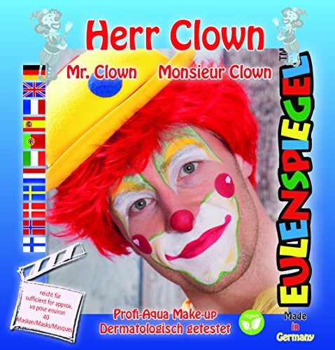 Eulenspiegel motywem zestaw męski Clown