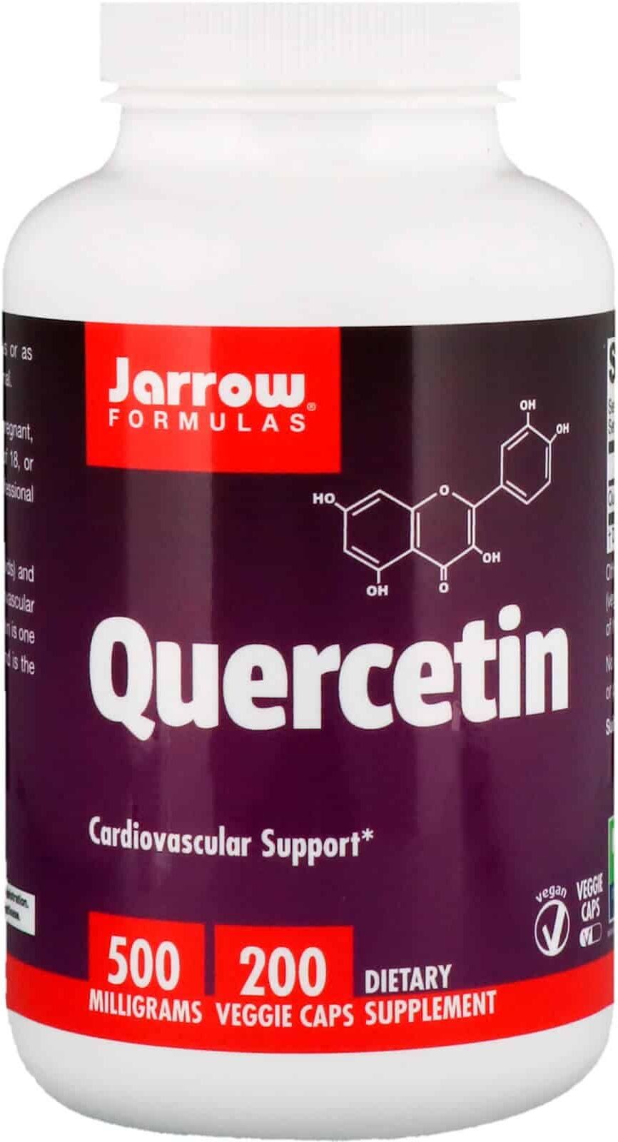 JARROW FORMULAS Quercetin 500mg (Kwercetyna) 200 Kapsułek