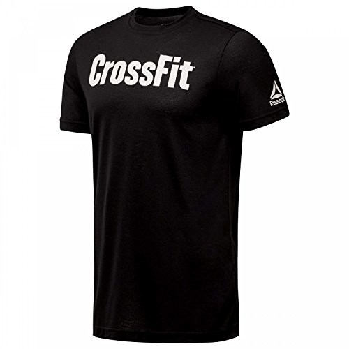 Reebok męski T-shirt br0755, kolor: czarny/biały , rozmiar: s DH3702