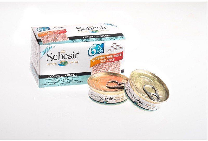 Schesir Tuńczyk z doradą w galaretce 6x50g