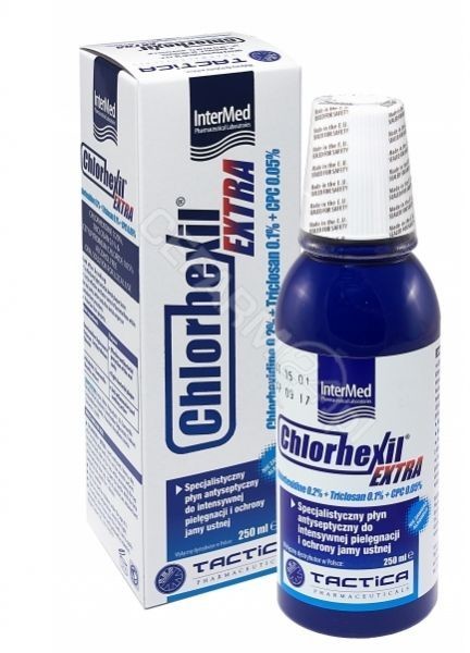 Tactica PHAR Chlorhexil extra płyn do płukania jamy ustnej 250 ml