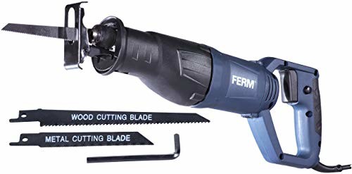 Ferm 710 W do piły szablastej rsm1019 11tpi) i metalowym (soft uchwytu  z 2 brzeszczotów do drewna (130 mm  82 mm  30tpi)