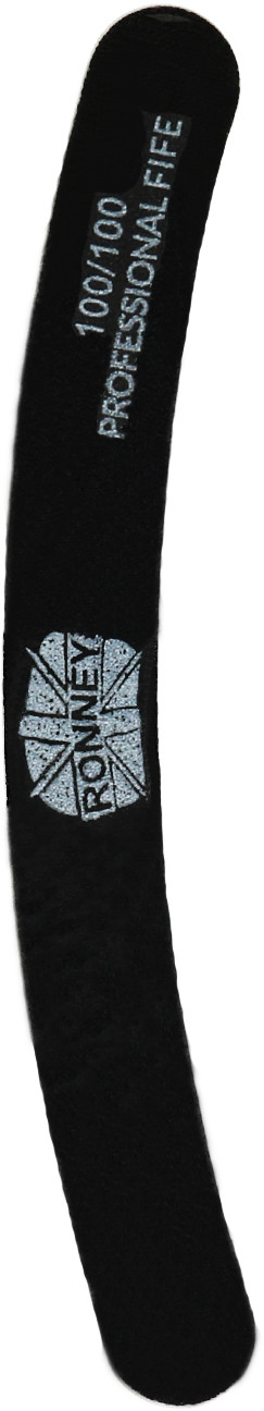 Ronney Ronney Professional Nails Pilnik Papierowy Czarny Banan 100/100