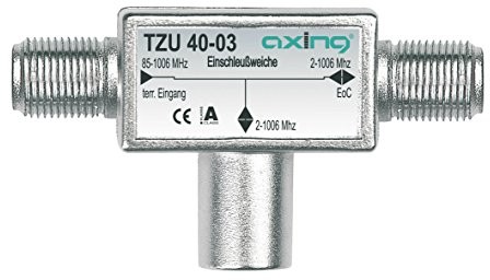 Axing TZU 40  03 Ethernet over Coax EOC einschleus miękka dla sieci kablowe z rueckkanalfilter 7611682003475