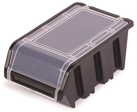 Prosperplast Pojemnik Magazynowy Truck Plus NPKL6 Czarny Z Klapką PPNPKL6-S411