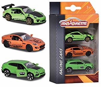 Majorette Premium Racing Zestaw 3 części - Metalowe miniaturowe samochody - Zestaw 3 pojazdów wyścigowych - 212084020Q05 7/212084020Q05