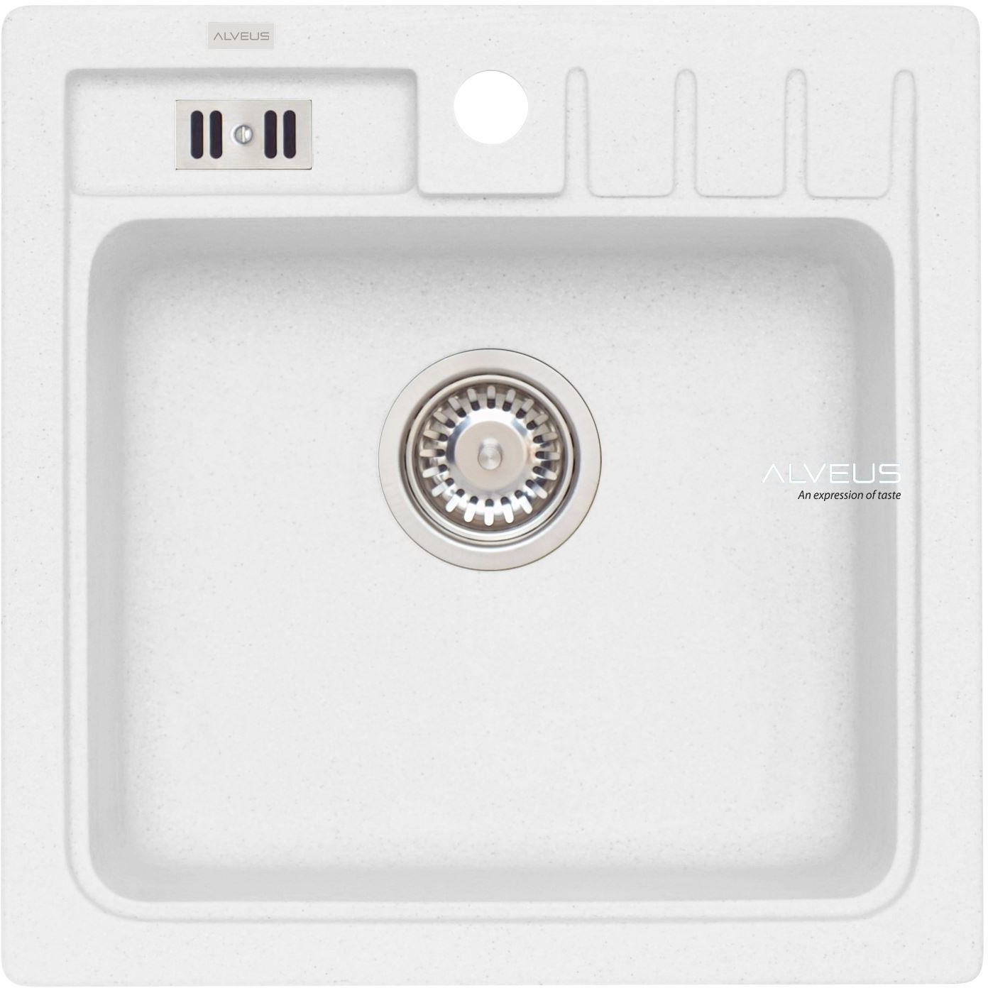 Alveus NIAGARA 20 zlewozmywak granitowy biały