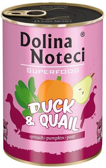 Dolina Noteci Superfood Kaczka i Przepiórka 400g