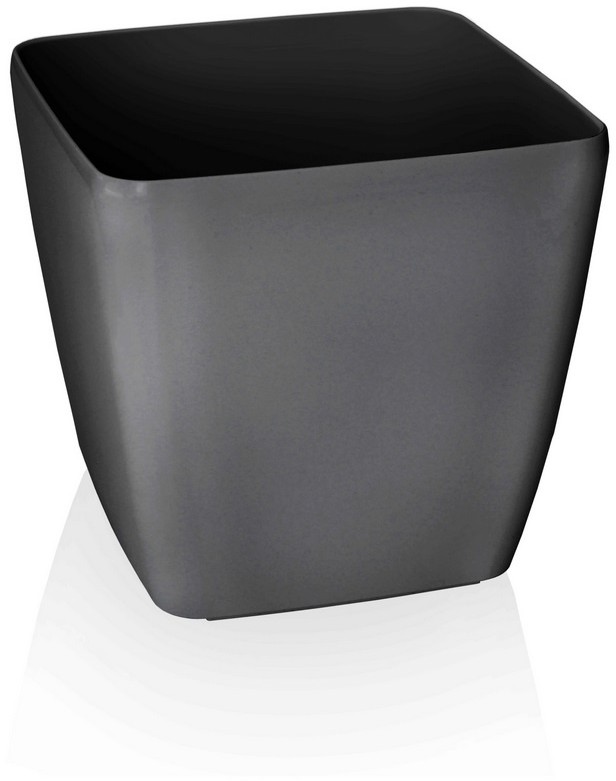 Flower Lover Osłonka na doniczkę Quadrato Easy antracyt, 22 cm