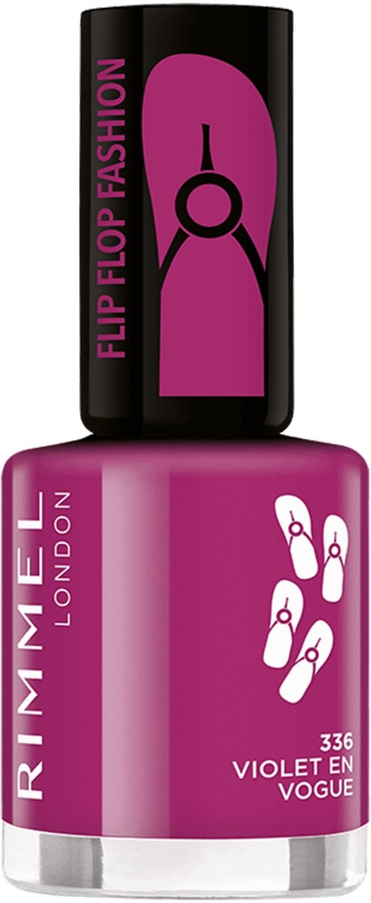 Rimmel Flipflop Fashion 8 ml Lakier do paznokci 336 Violet En Vogue