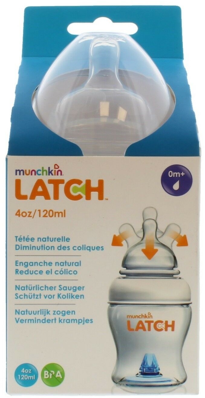 Zdjęcia - Butelka (kubek-niekapek) Munchkin Latch 0m + Butelka dla dzieci 120 ml 