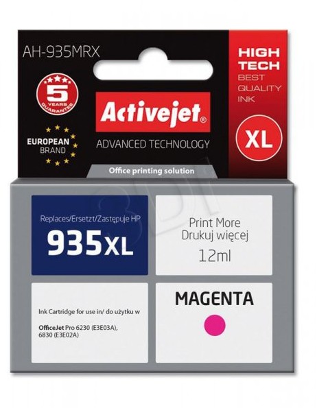 ActiveJet AH-935MRX tusz magenta zamiennik HP 935XL C2P25AE HP 935XL C2P25AE