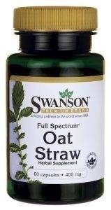 SWANSON Full Spectrum Oat Straw 400 mg (60 kaps.)