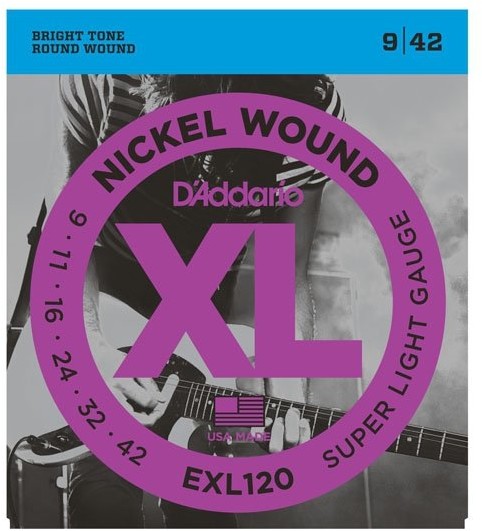 DAddario EXL120 struny do gitary elektr 9-42 DADEXL120SG942