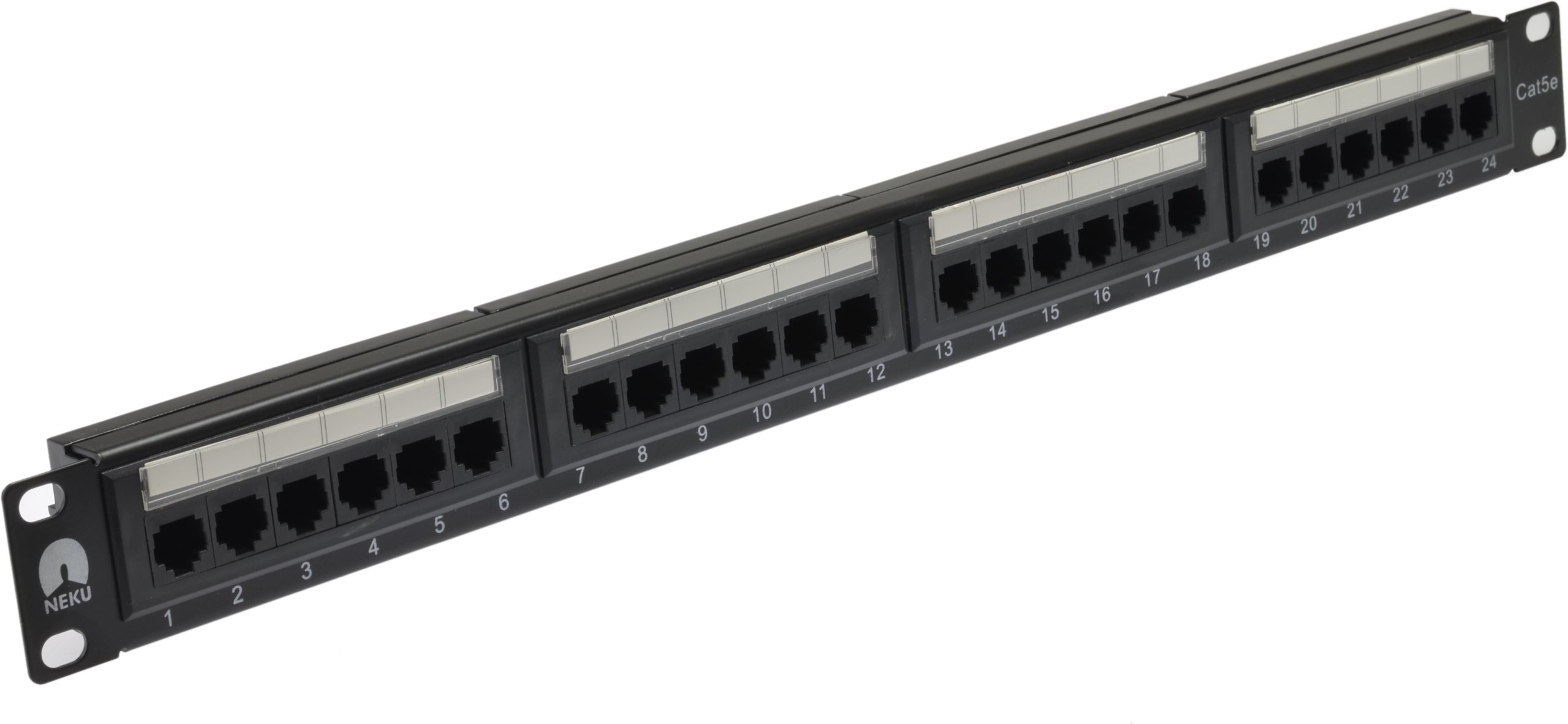 Neku Patch panel patchpanel Rack 19'' 5e 24p Utp