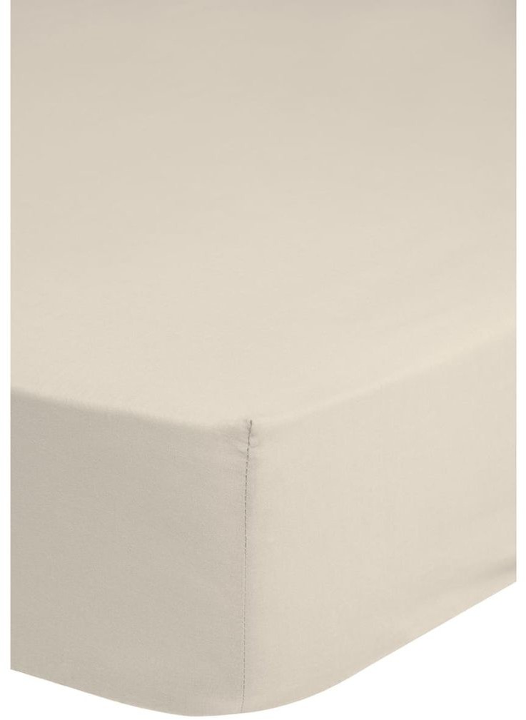 Muller Textiles Emotion Prześcieradło z gumką, jersey, 180x220 cm, ecru 0200.01.47