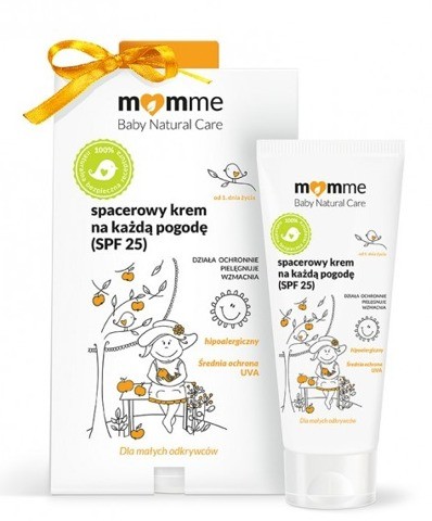 MOMME MOMME Baby Natural Care spacerowy krem na każdą pogodę dla dzieci SPF 25 50ml 42703-uniw