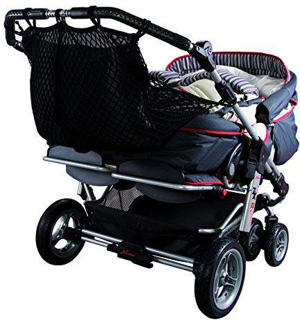 Sunnybaby Sunny Baby 850120519 Wózek-zakupy do wózków Zwilling z ochrona przed wzrokiem, czarna