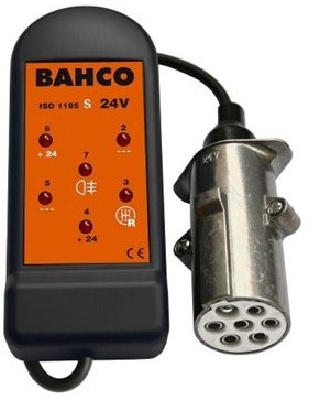 BAHCO gniazdka tester gniazdka 24 V 7 Pin zapewnia 24S BELT247S