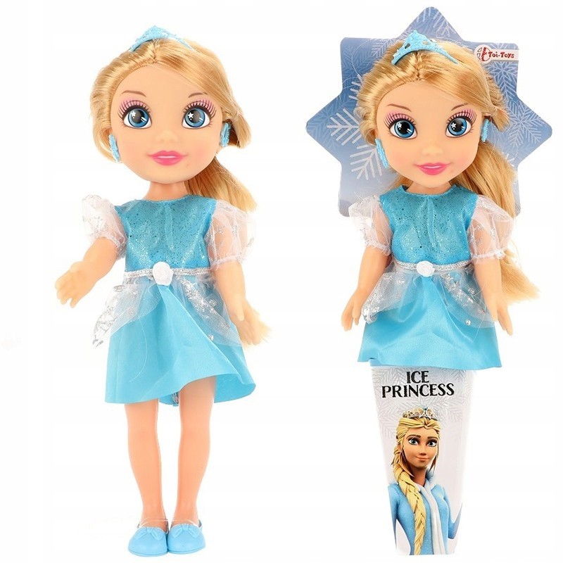 Duża Lalka Księżniczka Lodu 30CM Jak Z Bajki Elsa