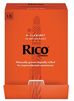 Rico D'Addario by D'Addario Bb stroiki klarnetowe, siła 1,5, 50 sztuk RCA0115-B50