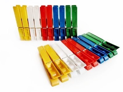 Klamerki do bielizny plastik 20szt